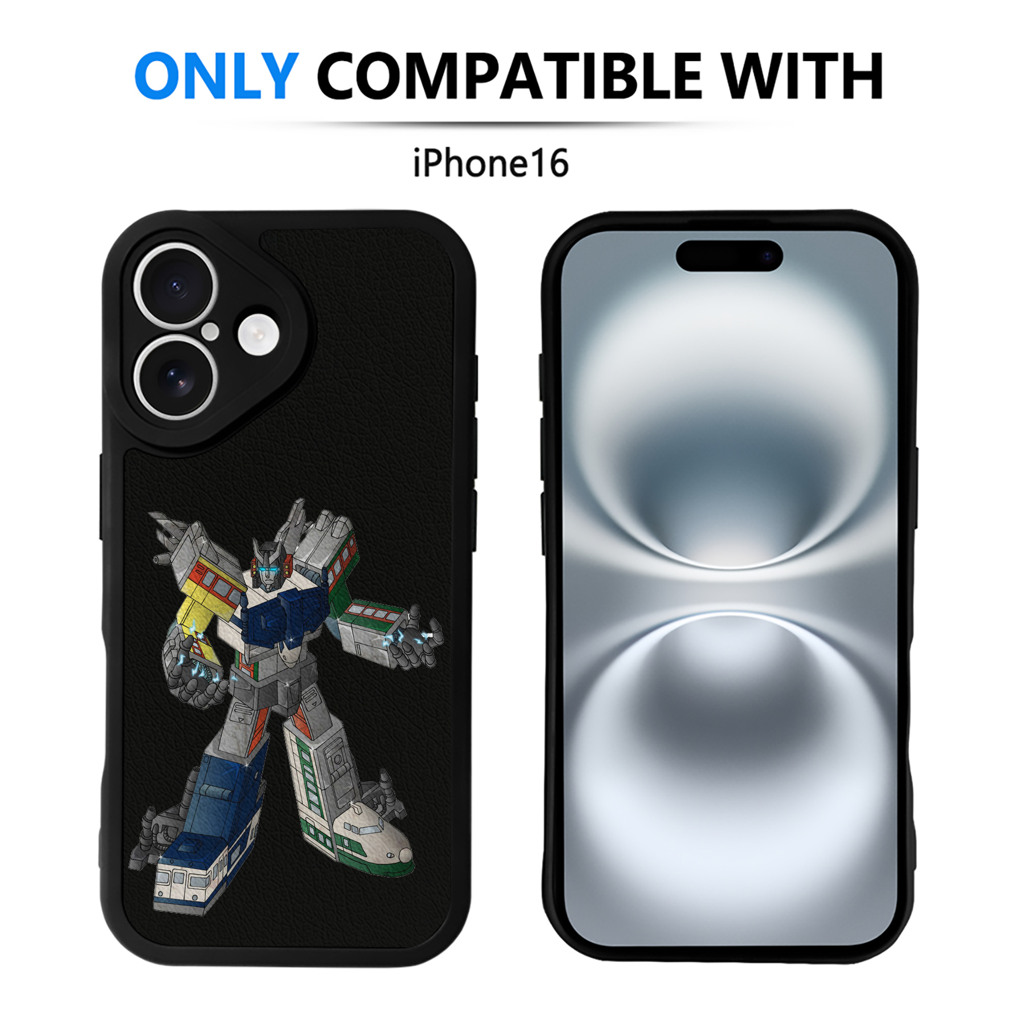 （画像用）  【iPhone 16シリーズ対応】シリコンスマホケース（レザー調） 材質：シリコン